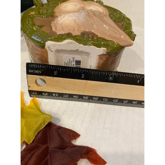 Bath & Body Works Fall Autumn “Sleepy Owl” Soap Holder-New with Flaws - Picture 11 of 12